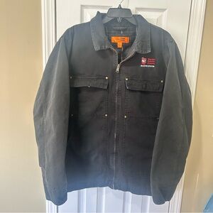 Corner Stone by Port Authority Black Duck Canvas Work Coat Adult 2XL Workwear